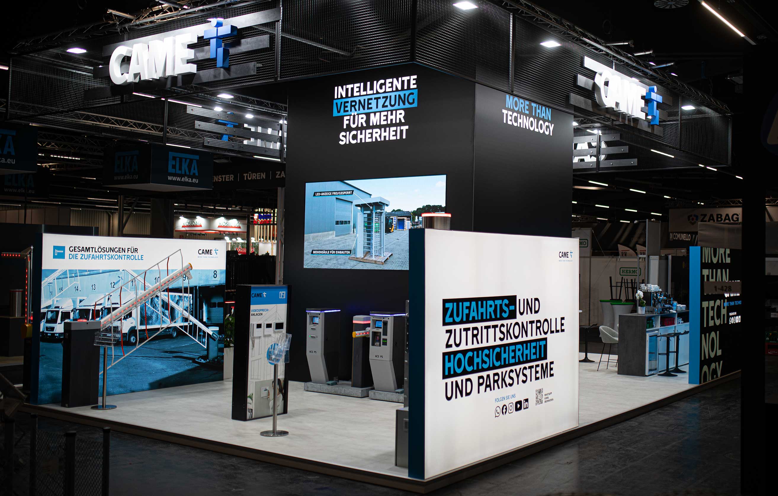 Messestand CAME Deutschland auf der Perimeter Protection Nürnberg