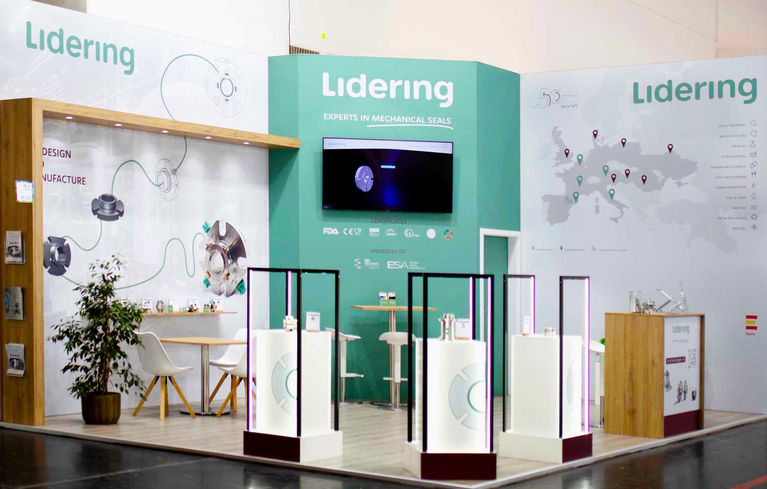 Lidering GmbH – Kreativer Messestand mit starker Produktinszenierung IFAT München